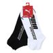 Шкарпетки Puma Men's Logo Sneaker 2-pack black/white — 102001001-022, 39-42, 8718824798615