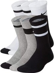 Шкарпетки Nike Everyday Cush Crew 6-pack black/gray/white — CK7302-901, 34-38, 194275651842