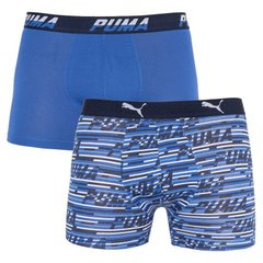 Труси-боксери Puma Logo AOP Boxer 2-pack blue — 501003001-010, XL, 8718824805313