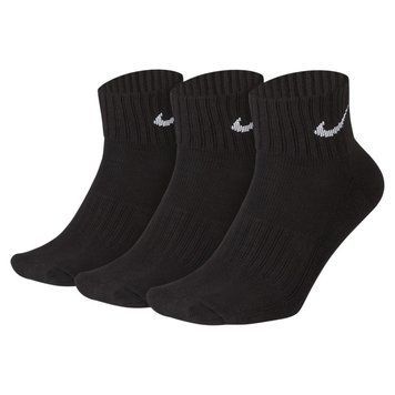 Шкарпетки Nike Value Cush Ankle 3-pack black &mdash; SX4926-001, 34-38, 887232701048