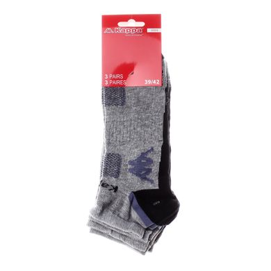 Шкарпетки Kappa 3-pack gray — 93510916-1, 39-42, 3349600163294