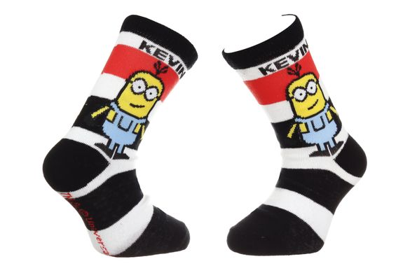 Шкарпетки Minions Kevin Minions white — 35124-5, 35-38, 3349610002729