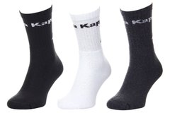 Носки Kappa Socks Logo Saboya 3-pack black/gray/white — 304MT00-909, 39-42, 8016279377608
