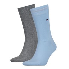 Носки Tommy Hilfiger Men Sock Classic 2-pack light blue/gray — 371111-832, 43-46, 8718824651859