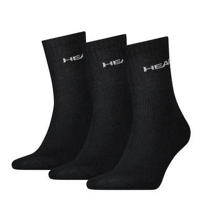 Шкарпетки Head Short Crew Unisex 3-pack black — 771026001-200, 35-38, 8718824462509