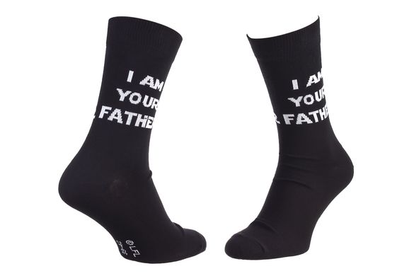 Шкарпетки Star Wars I Am Your Father 1-pack black — 93154262-1, 39-42, 3349610011233